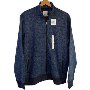 Sonoma Super Soft Sweater Fleece Zip Up Sz M